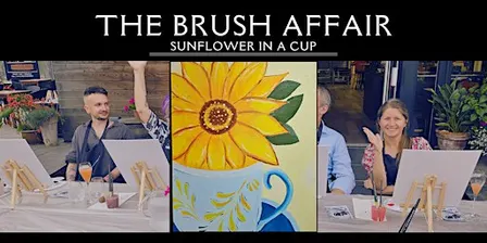 Sip & Paint at BLOOMS - Sunflower in a cup