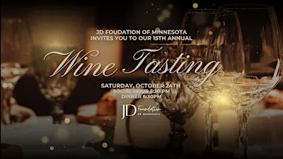 JD Foundation of Minnesota Wine Tasting Fundraiser 2026