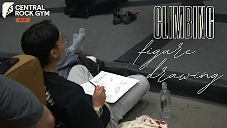 Climbing Figure Drawing