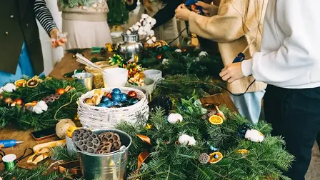 Wreath Decorating
