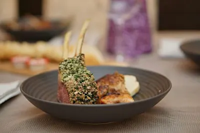 Herb Crusted Rack of Lamb Cooking Class