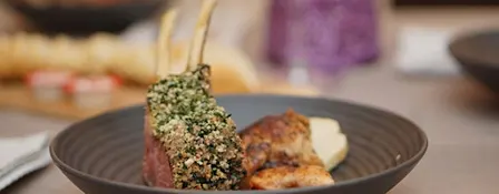 Herb Crusted Rack of Lamb Cooking Class