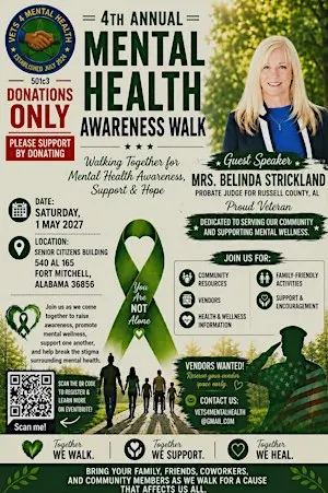 4th ANNUAL MENTAL HEALTH AWARENESS WALK