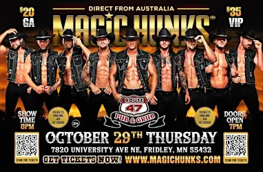 MAGIC HUNKS AUSTRALIA TAKEOVER FRIDLEY, MN!!