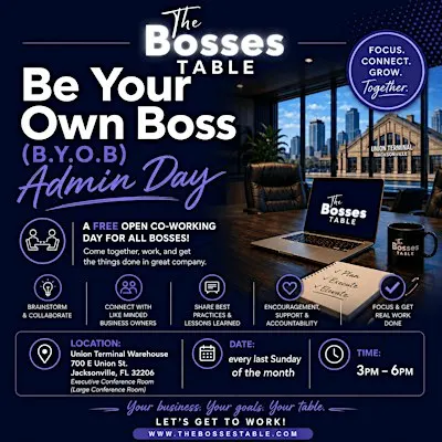 Be Your Own Boss (B.Y.O.B) Admin Day