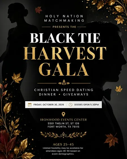 Black Tie Christian Harvest Gala