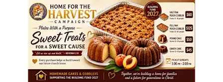 EWC | Home for the Harvest Campaign |  Plates With a Purpose: Sweet Treats