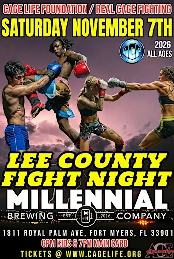 SOUTH FLORIDA FIGHT NIGHT - Millennial Brewing Company  - Nov. 7th  2026