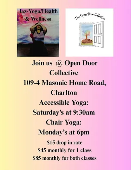 Accessible yoga with Jaz