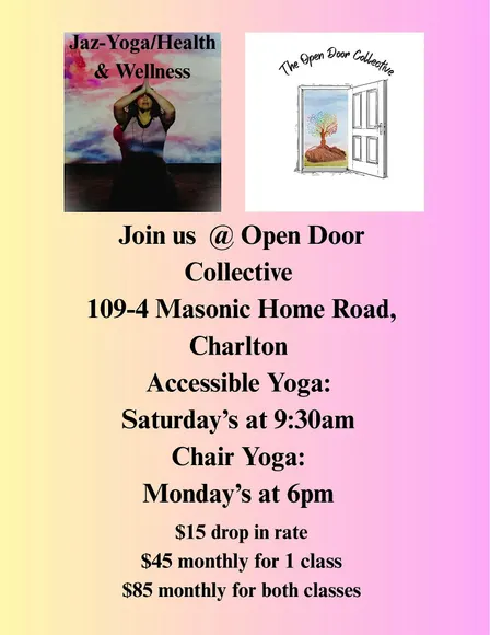 Accessible yoga with Jaz