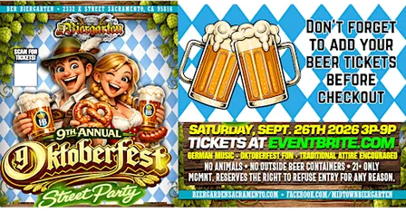 Oktoberfest Midtown Sacramento - 2026