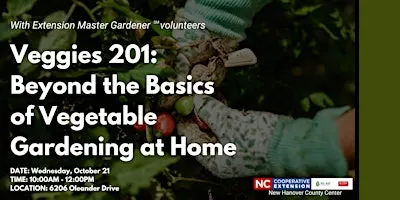 Veggies 201: Beyond the Basics of Vegetable Gardening at Home