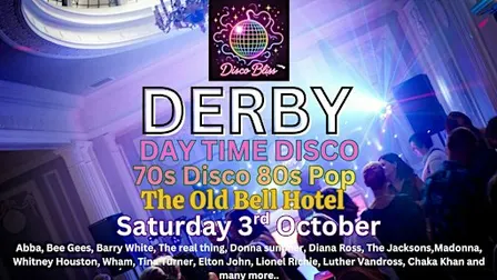Disco Bliss - 70s Disco 80s Pop Day Party - Derby - Saturday 3rd October