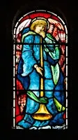Stained glass in Herefordshire and the middle March from the Gothic Revival