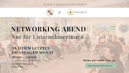 Networking Abend nur für Unternehmerinnen