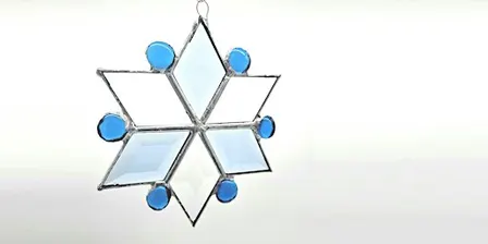 Stained Glass Snowflakes