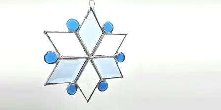 Stained Glass Snowflakes
