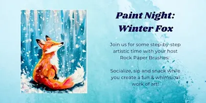 Paint & Sip - Winter Fox
