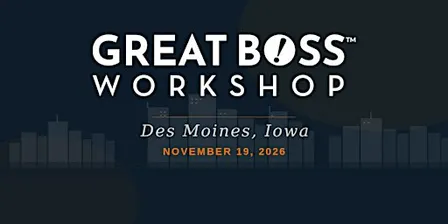Great Boss Workshop - November, 2026