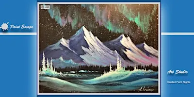 Paint Night- Kananaskis Northern Lights