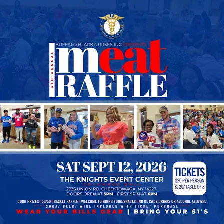 Buffalo Black Nurses 4th Annual Meat Raffle