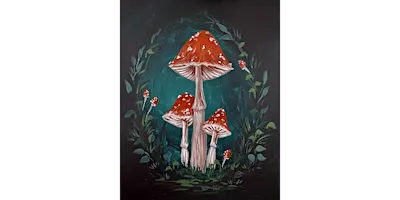 Mushroom Forest - Paint and Sip in Orange County | Classpop!™