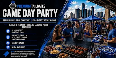 Premium Tailgate Party: Detroit Lions vs. New York Giants