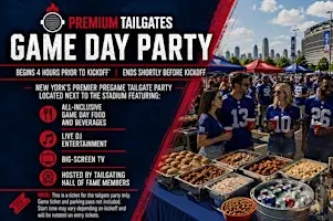 Premium Tailgate: New York Giants vs. Cleveland Browns