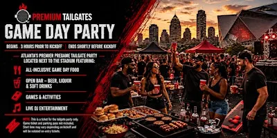 Premium Tailgate Party: Atlanta Falcons vs. Baltimore Ravens