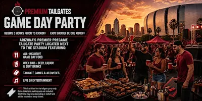 Premium Tailgate Party: Arizona Cardinals vs. Seattle Seahawks