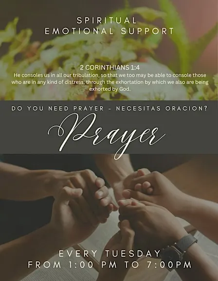 EMOTIONAL SUPPORT - PRAYER