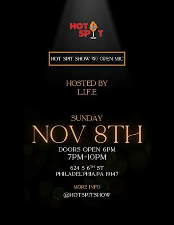 Hot Spit Show w/ open mic
