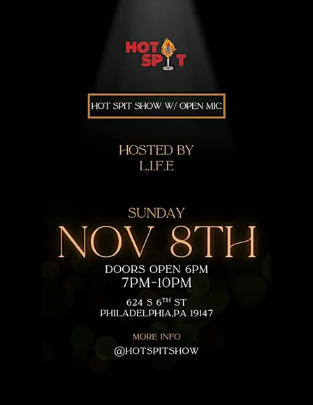 Hot Spit Show w/ open mic