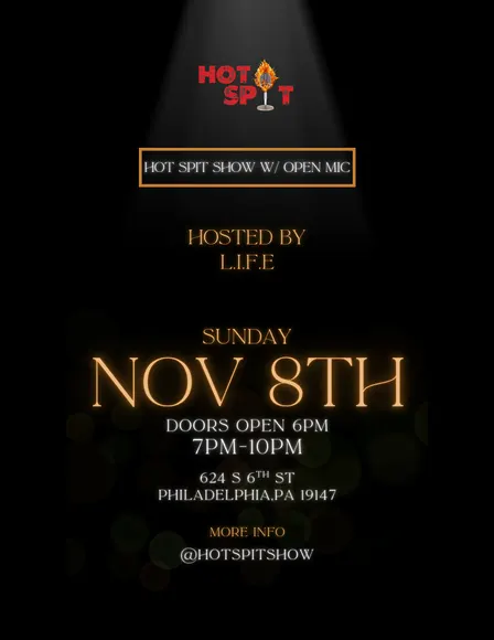 Hot Spit Show w/ open mic