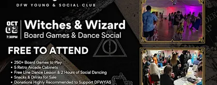 Witches & Wizards: Board Games & Dance Social