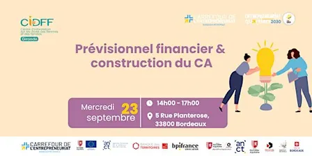 Prévisionnel financier & construction du CA