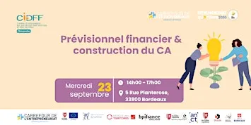 Prévisionnel financier & construction du CA