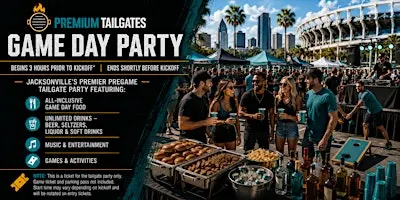 Premium Tailgate Party: Jacksonville Jaguars vs. Philadelphia Eagles