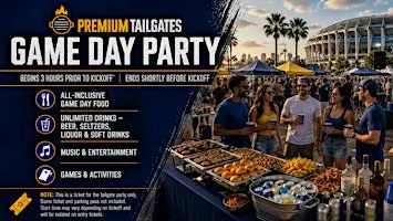 Premium Tailgate Party: Los Angeles Rams vs. Kansas City Chiefs