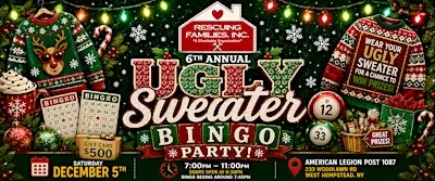 6th Annual Ugly Sweater Bingo Party