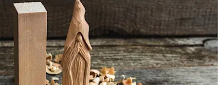 Lee Valley Tools Laval - Sculpture d’un sorcier en bois