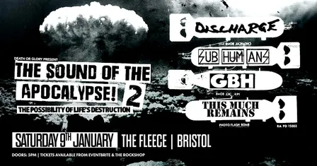Sound Of The Apocalypse 2 - Subhumans + GBH + Discharge + More