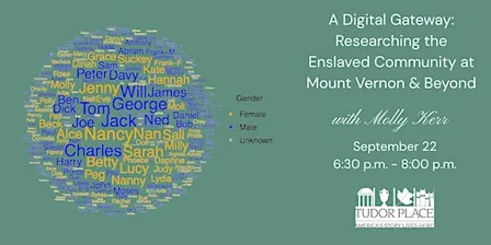 Landmark Lecture: Researching the Enslaved Community at Mount Vernon