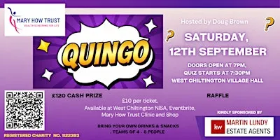 Quingo Night for The Mary How Trust