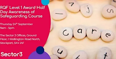 RQF Level 1 Award Half Day Awareness of Safeguarding Course (in person)