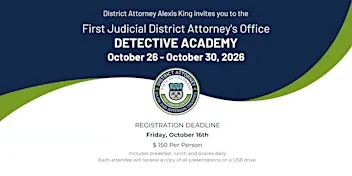 2026 New Detective Academy