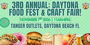 3rd Annual: Daytona Food Fest and Craft Fair 2026