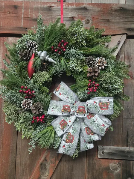 Fresh Holiday Wreath II