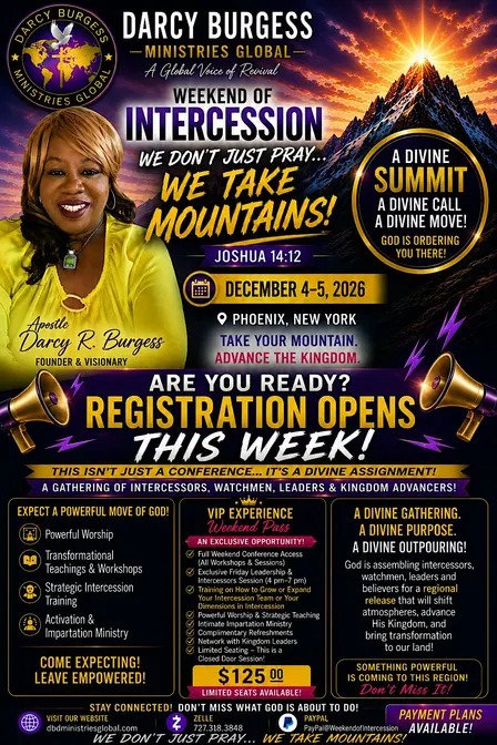 WEEKEND OF INTERCESSION 2026