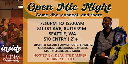 Open Mic Night: A BIPOC Centered Open Mic